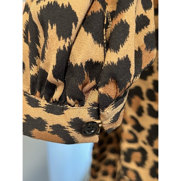 Kate Spade leopard print dress Size Medium - Picture 9 of 13